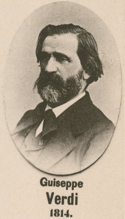 Guiseppe Verdi (gravure) door English School