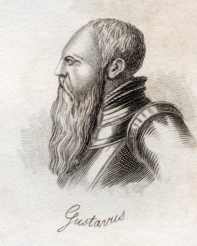 Gustav I, uit Crabbs Historisch Woordenboek, gepubliceerd in 1825 door English School