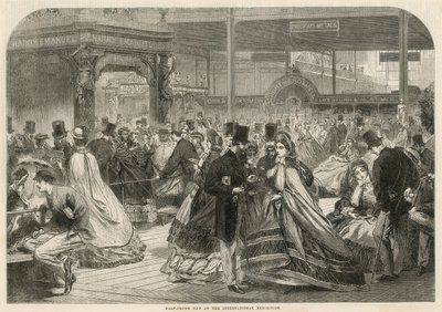 Halve kroon dag op de Internationale Tentoonstelling 1862 door English School