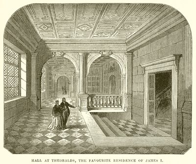 Hal in Theobalds, de favoriete residentie van James I door English School