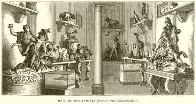 Hal van de Dieren (Museo Pio-Clementino) door English School