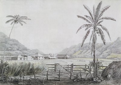 Halse Hall, Jamaica, c.1780 door English School
