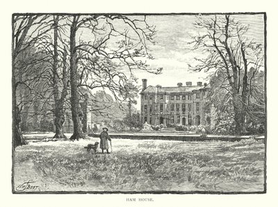Ham House (gravure) door English School