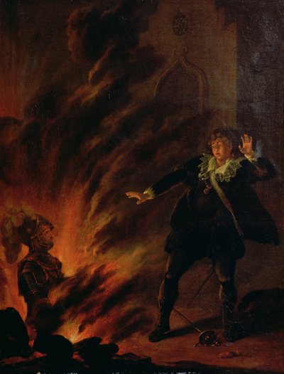 Hamlet en de geest van zijn vader door English School