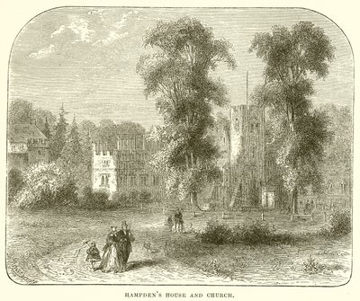 Hampdens Huis en Kerk door English School