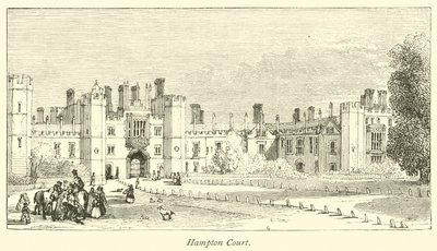 Hampton Court door English School