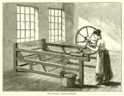 Hargreaves Spinning-Jenny door English School