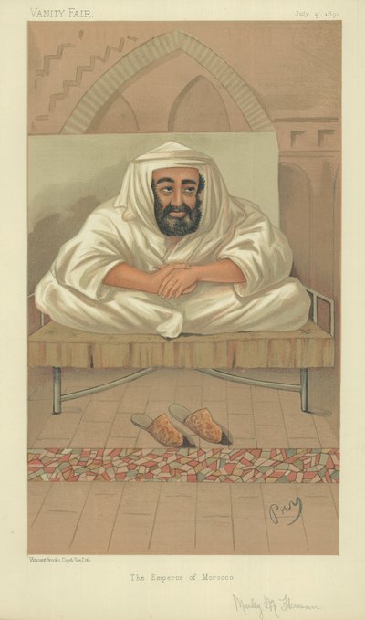 Hassan I, De Keizer van Marokko door English School