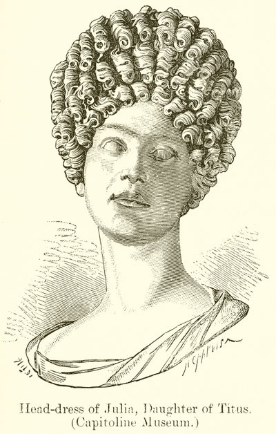 Hoofdtooi van Julia, dochter van Titus (Capitolijns Museum) door English School