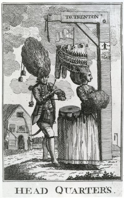 Hoofdkwartieren, 1777 door English School