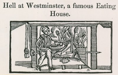 Hell at Westminster, een beroemd eethuis door English School