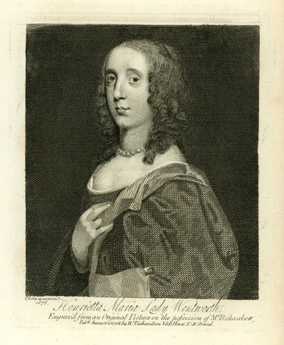 Henrietta Maria, Lady Wentworth door English School