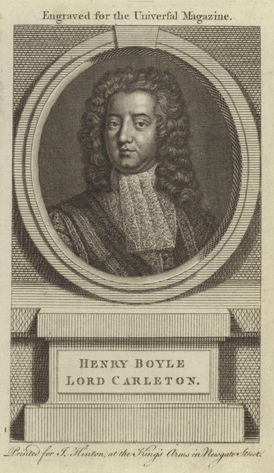 Henry Boyle, Lord Carleton door English School