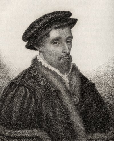 Henry Howard, Graaf van Surrey, gegraveerd door Rivers, uit 