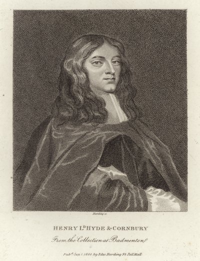 Henry Lord Hyde en Cornbury door English School