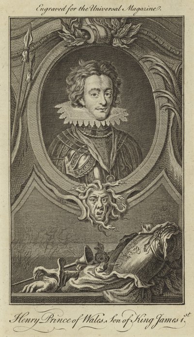 Henry Prins van Wales, zoon van Koning James I door English School