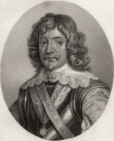 Henry Rich, gegraveerd door Geremia, illustratie uit 