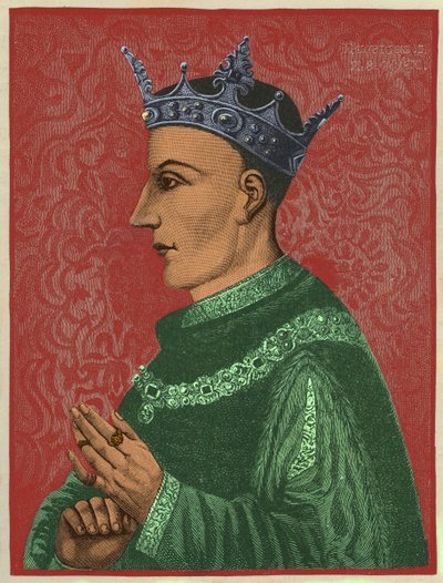 Hendrik V, koning van Engeland, illustratie uit 