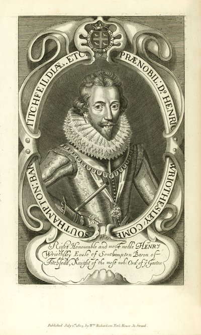 Henry Wriothsley, Graaf van Southampton door English School