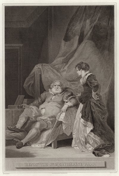 Hendrik VIII en Catharina Parr door English School
