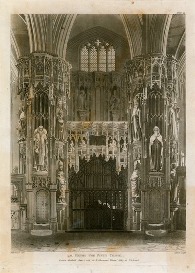 Kapel van Hendrik de Vijfde, Westminster Abbey door English School