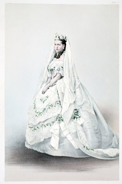 Hare Koninklijke Hoogheid Prinses Alexandra Caroline van Denemarken, uit Een gedenkteken van het huwelijk van Edward VII en Alexandra van Denemarken, uitgegeven 1864 door English School