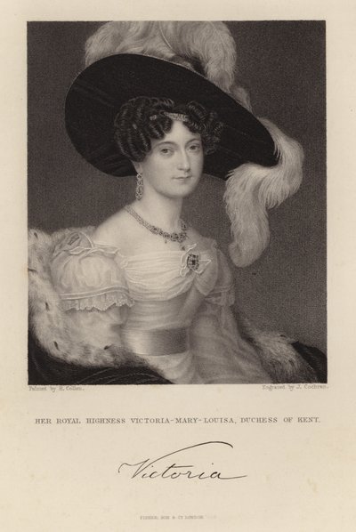Hare Koninklijke Hoogheid Victoria Mary Louisa door English School