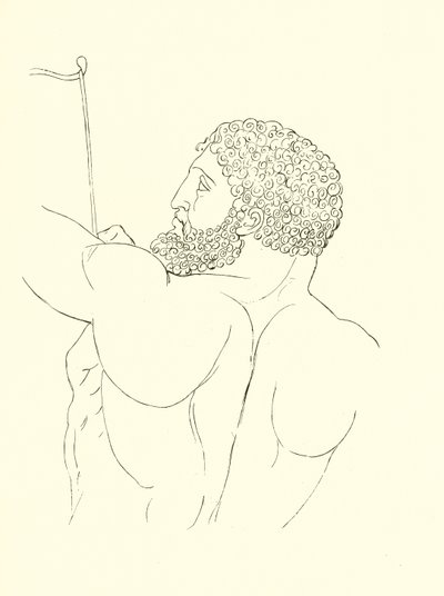 Hercules, vol waardigheid, kracht en moed, vernietigt kalm de Stymphalides door English School
