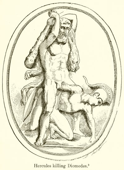 Hercules doodt Diomedes door English School