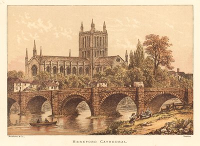 Kathedraal van Hereford door English School