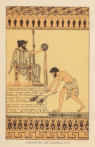 Herodotus: Croesus op de brandstapel door English School