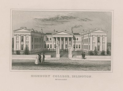 Highbury College in Islington door English School