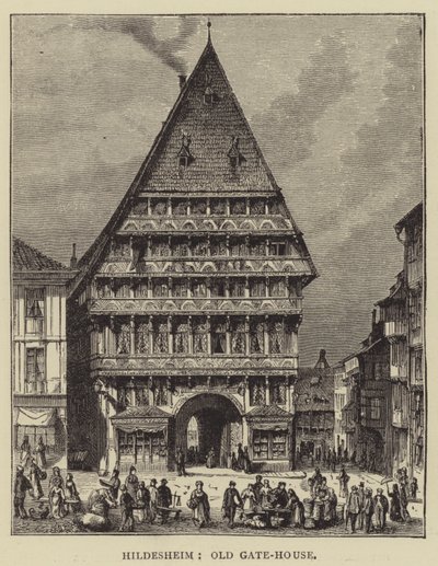 Hildesheim, Oude Poortgebouw door English School