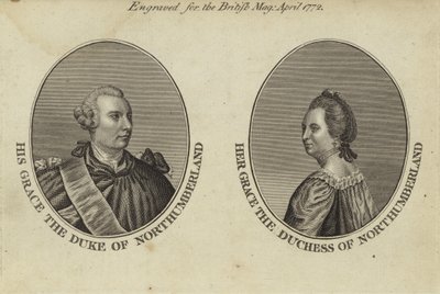 Zijne Genade de Hertog van Northumberland en Hare Genade de Hertogin van Northumberland door English School