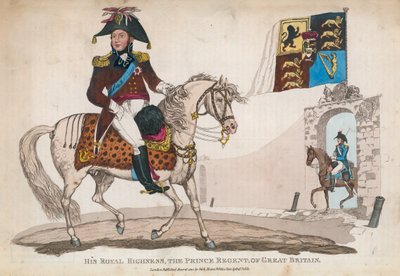 Zijne Koninklijke Hoogheid, de Prins Regent van Groot-Brittannië door English School