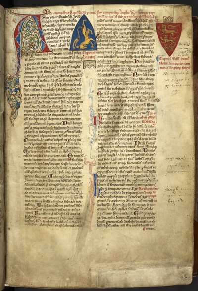 Historia Anglorum. Matthew Paris. Engeland (St Albans) door English School