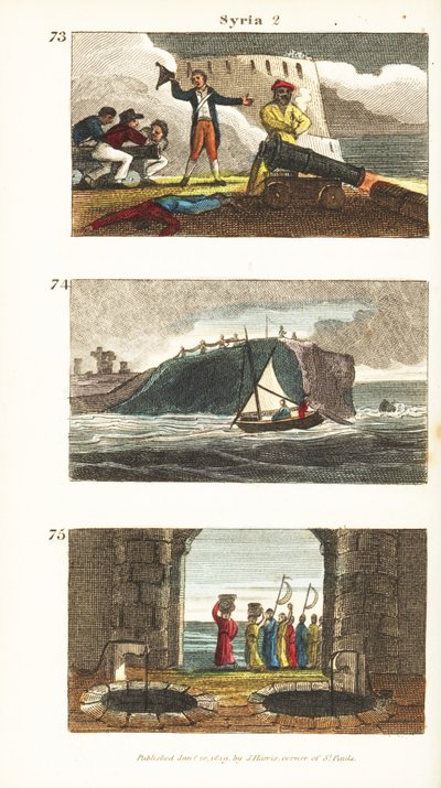 Historische uitzichten van Syrië door English School