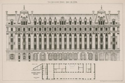 Holborn Viaduct Hotel, Londen door English School