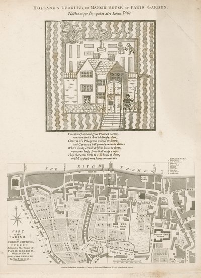 Hollands Leaguer, of Manor House van Paris Garden, Christ Church, Surrey door English School