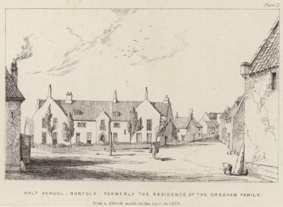 Holt School, voorheen de residentie van de familie Gresham door English School