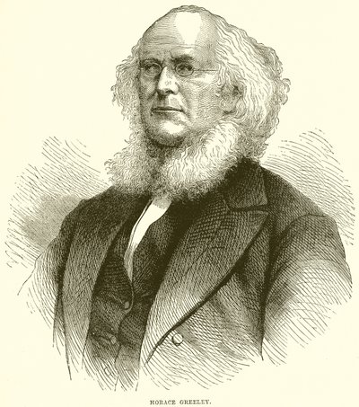 Horace Greeley door English School