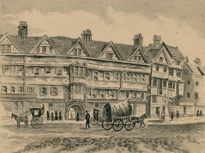 Paardentransport voor Staple Inn door English School