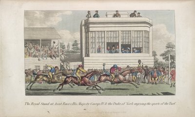 Paardenrennen in Ascot, uit 