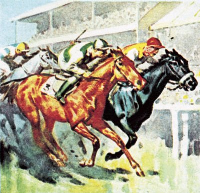 Paardenrennen door English School