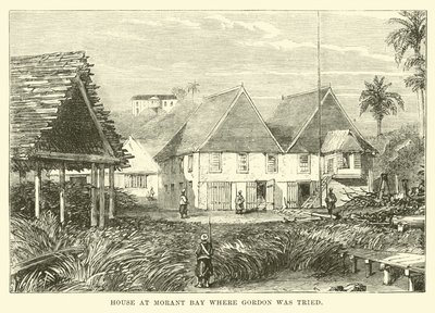 Huis in Morant Bay waar Gordon werd berecht door English School