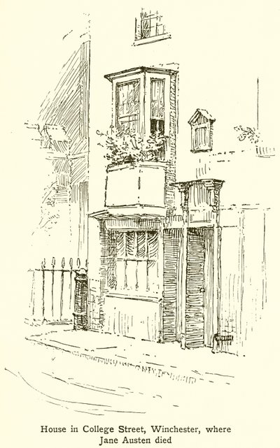 Huis in College Street, Winchester, waar Jane Austen stierf door English School