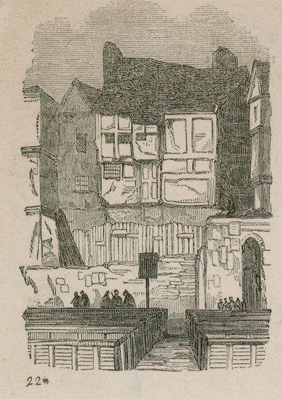 Huis in Long Lane, West Smithfield door English School