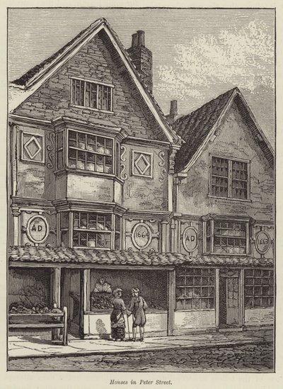 Huizen in Peter Street door English School