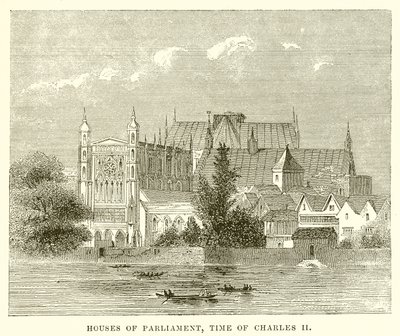 Houses of Parliament, Tijd van Karel II door English School