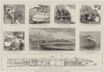 Hoe een torpedoboot wordt gebouwd bij Messers Yarrow and Company, Poplar door English School